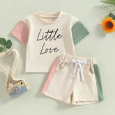 cotton color block toddler and baby outfit, infant outfit, baby shirt, baby girl , baby clothes, baby shower, gift / baby gift, baby boy