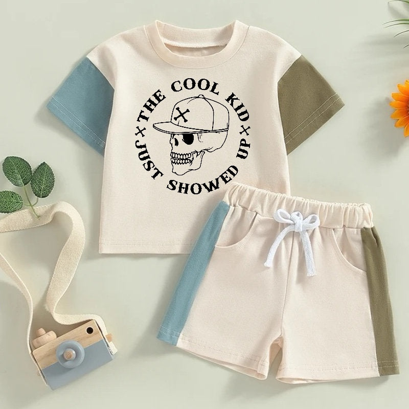 cotton color block toddler and baby outfit, infant outfit, baby shirt, baby girl , baby clothes, baby shower, gift / baby gift, baby boy