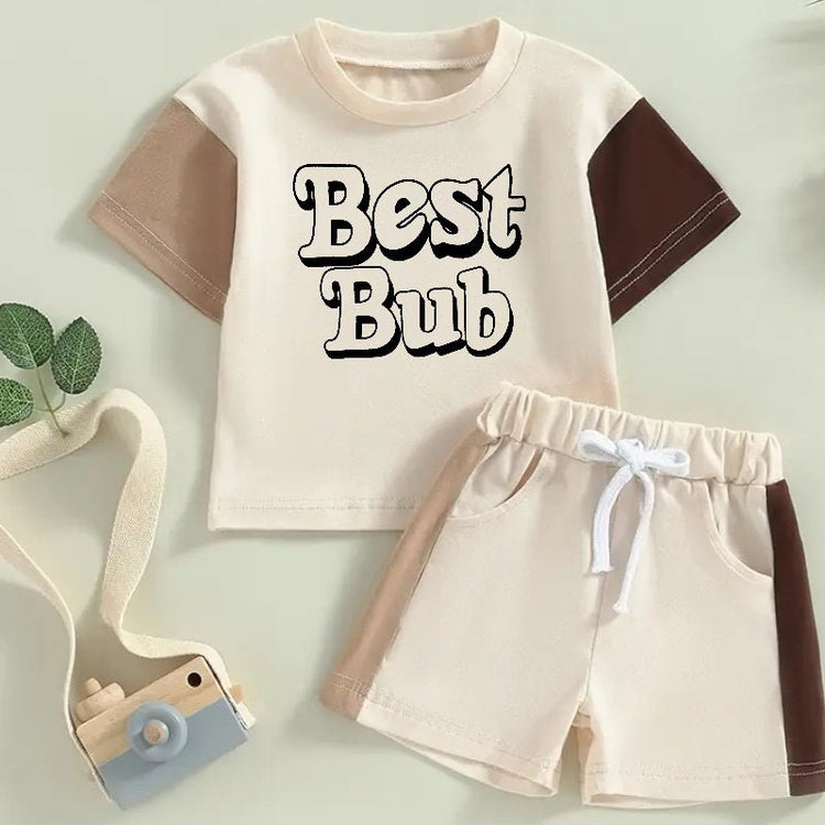 cotton color block toddler and baby outfit, infant outfit, baby shirt, baby girl, baby clothes, baby shower, gift / baby gift, baby boy
