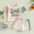 cotton color block toddler and baby outfit, infant outfit, baby shirt, baby girl, baby clothes, baby shower, gift / baby gift, baby boy
