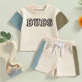 cotton color block retro toddler and baby outfit, infant outfit, shirt, baby girl, baby clothes, baby shower, gift / baby gift, baby boy