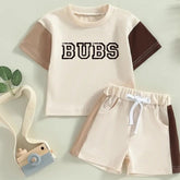 cotton color block retro toddler and baby outfit, infant outfit, shirt, baby girl, baby clothes, baby shower, gift / baby gift, baby boy