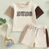 cotton color block retro toddler and baby outfit, infant outfit, shirt, baby girl, baby clothes, baby shower, gift / baby gift, baby boy