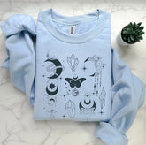 mystical sweatshirt - womens CREWNECK Sweatshirts & hoodies | women’s sweat / gift for her / sweater | moon | comfy / custom sweatshirt