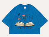 Bookish Shirt, Book Love Shirt, Books Shirt, Reading Shirt, Librarian Shirt, Bookworm Gift, Gift for Book Lover, crop top shirt, acid wash