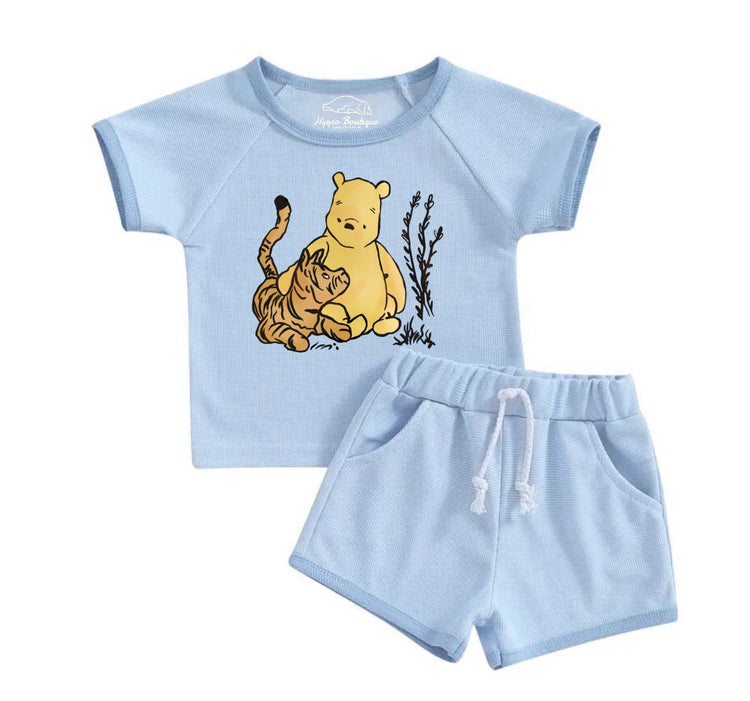 Baby & toddler Pooh Clothing set, outfit, shirt, shorts, baby girl , baby clothes, baby shower, gift, baby boy