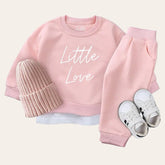 Little love toddler Baby Outfit sweatshirt and pants / baby clothes / infant / baby girl gift / baby shower / baby gift \ baby boy gift