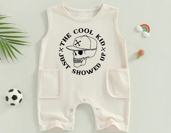 Cool kid baby romper bodysuit, baby boy, baby boy gift, cotton clothes, infant, baby gift / newborn / new baby / baby girl outfit