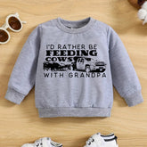 Baby & toddler farm sweatshirt / baby clothes / toddler shirt / baby girl / baby boy / baby shower / baby gift / baby western / baby cow