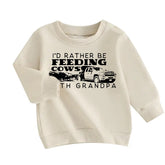 Baby & toddler farm sweatshirt / baby clothes / toddler shirt / baby girl / baby boy / baby shower / baby gift / baby western / baby cow