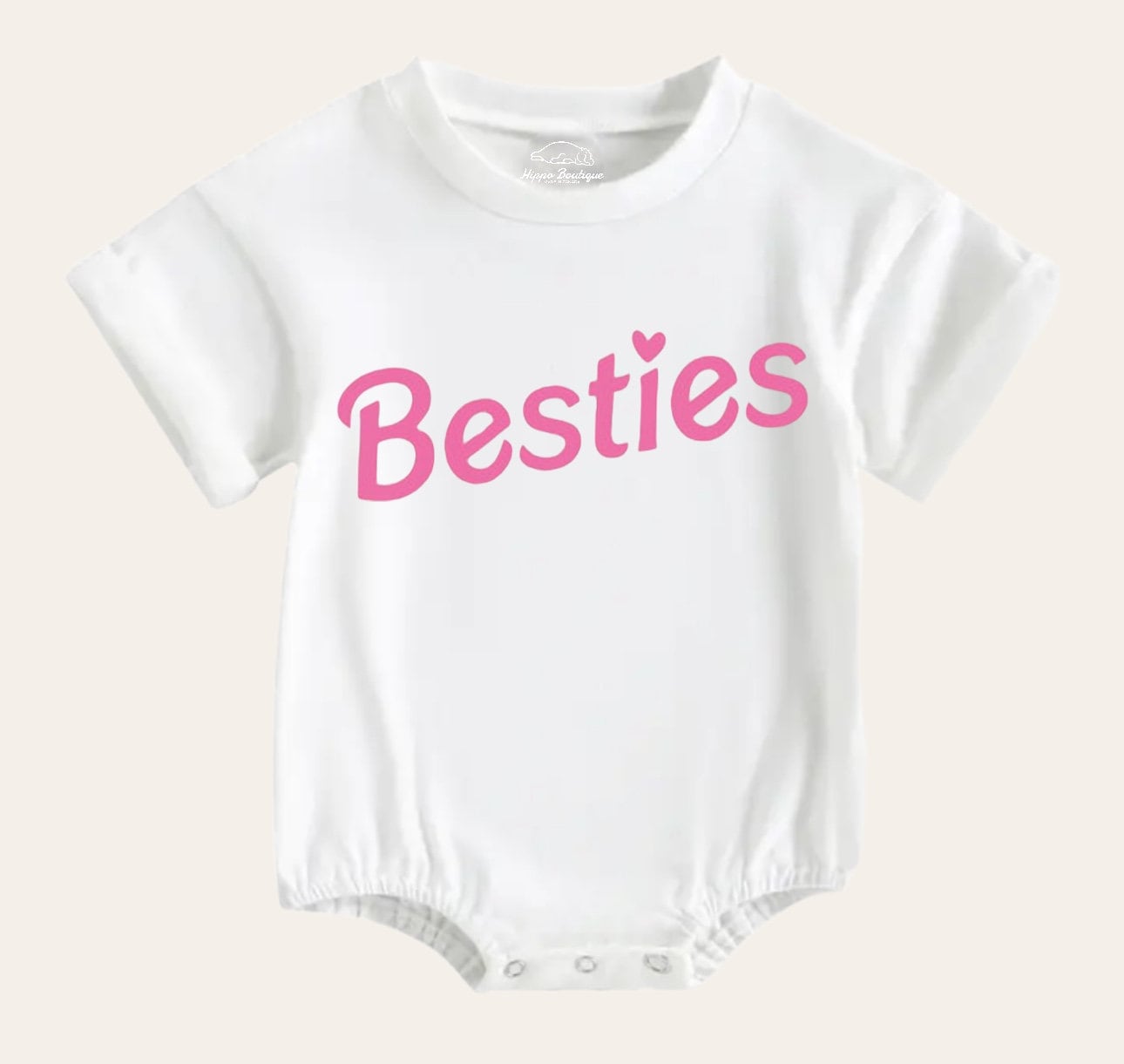 Bestie Newborn baby and toddler ROMPER bodysuit, Crewneck, summer wear, cotton clothes SOFT , infant, baby girl gift / baby gift /
