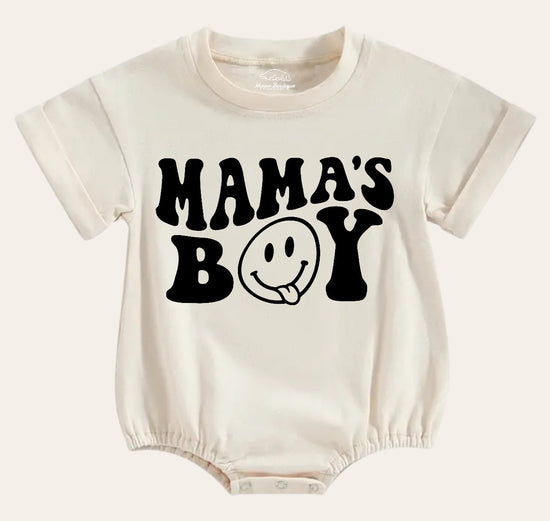 mamas boy Newborn baby and toddler ROMPER bodysuit, Crewneck, summer wear, cotton clothes SOFT , infant, baby girl gift / baby boy gift /