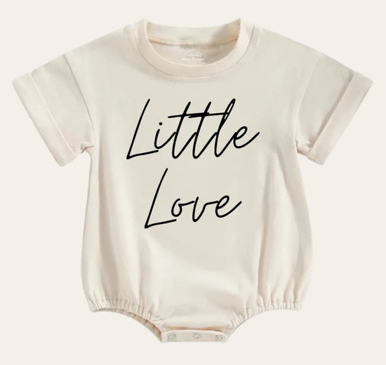Little love Newborn baby and toddler ROMPER bodysuit, Crewneck, summer wear, cotton clothes SOFT , infant, baby girl gift / baby boy gift /