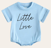 Little love Newborn baby and toddler ROMPER bodysuit, Crewneck, summer wear, cotton clothes SOFT , infant, baby girl gift / baby boy gift /