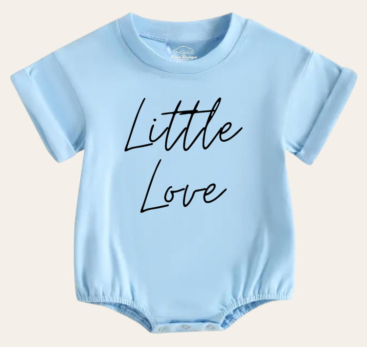 Little love Newborn baby and toddler ROMPER bodysuit, Crewneck, summer wear, cotton clothes SOFT , infant, baby girl gift / baby boy gift /