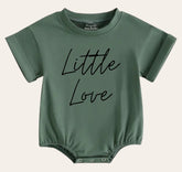 Little love Newborn baby and toddler ROMPER bodysuit, Crewneck, summer wear, cotton clothes SOFT , infant, baby girl gift / baby boy gift /