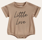 Little love Newborn baby and toddler ROMPER bodysuit, Crewneck, summer wear, cotton clothes SOFT , infant, baby girl gift / baby boy gift /