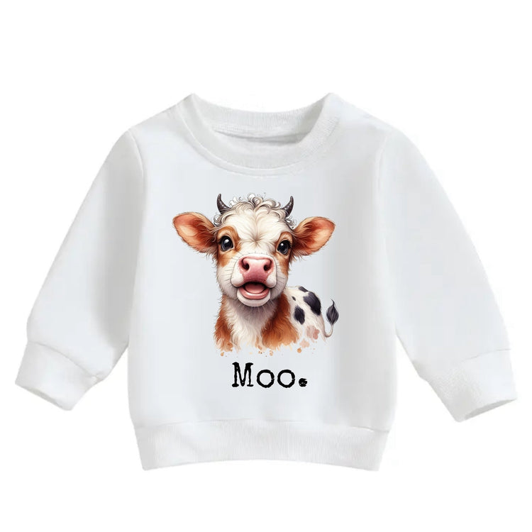 Western Baby & toddler cow sweatshirt / baby clothes / baby girl / baby boy / baby shower / baby gift / baby western / baby cow