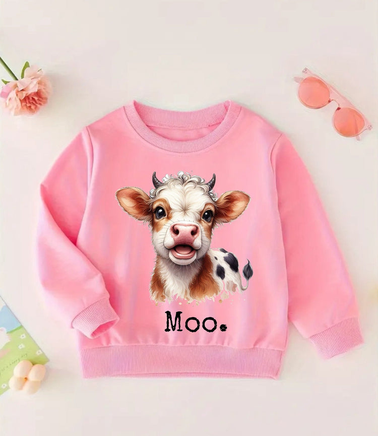 Western Baby & toddler highland cow sweatshirt / toddler clothes / baby girl / baby boy / baby shower / baby gift \ kids sweatshirt