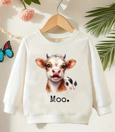 Western Baby & toddler highland cow sweatshirt / toddler clothes / baby girl / baby boy / baby shower / baby gift \ kids sweatshirt