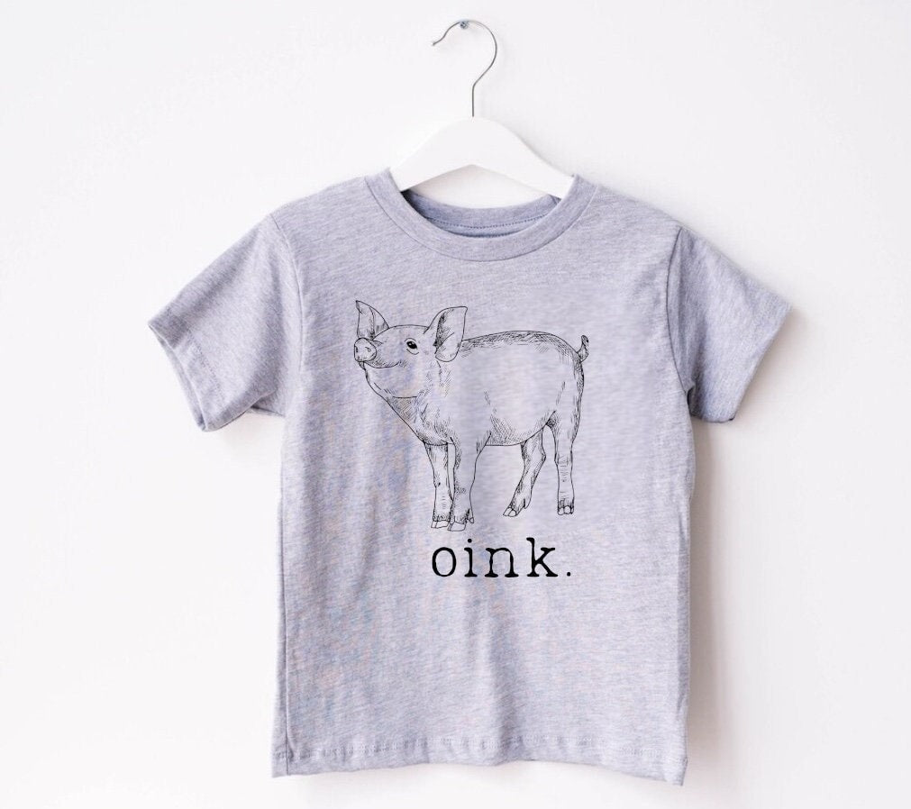Baby & toddler pig tshirt / baby clothes / toddler shirt / baby girl / baby boy / baby shower / baby gift / baby western shirt / pig shirt
