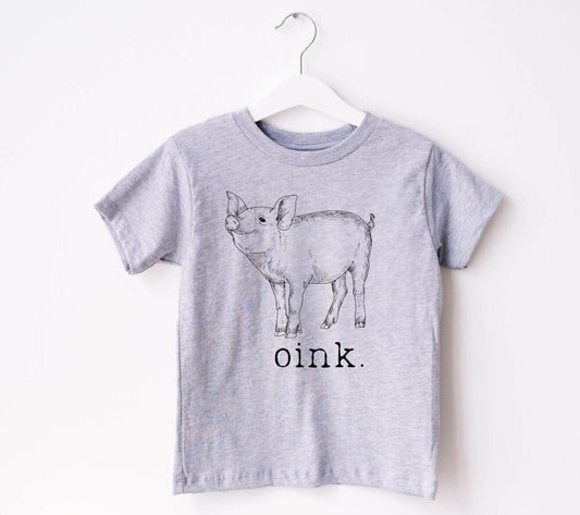 Baby & toddler pig tshirt / baby clothes / toddler shirt / baby girl / baby boy / baby shower / baby gift / baby western shirt / pig shirt
