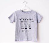 Baby toddler moo cow tshirt / baby clothes / toddler shirt / baby girl / baby boy / baby shower / baby gift / baby western shirt / cow shirt