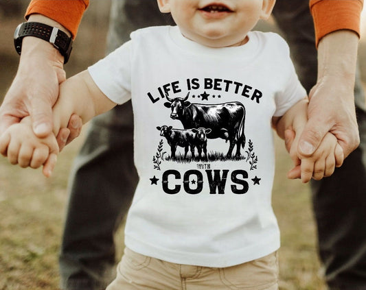 Baby toddler cows tshirt / baby clothes / toddler shirt / baby girl / baby boy / baby shower / baby gift / baby western shirt / farm shirt