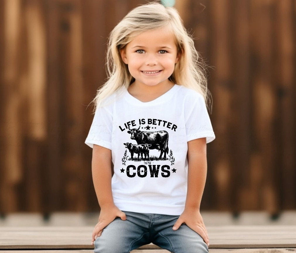 Baby toddler cows tshirt / baby clothes / toddler shirt / baby girl / baby boy / baby shower / baby gift / baby western shirt / farm shirt