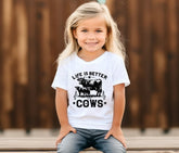 Baby toddler cows tshirt / baby clothes / toddler shirt / baby girl / baby boy / baby shower / baby gift / baby western shirt / farm shirt