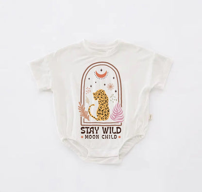 Baby boho t-shirt bubble ROMPER jumpsuit / / infant clothes / baby shirt / baby boy girl /baby shower gift / toddler