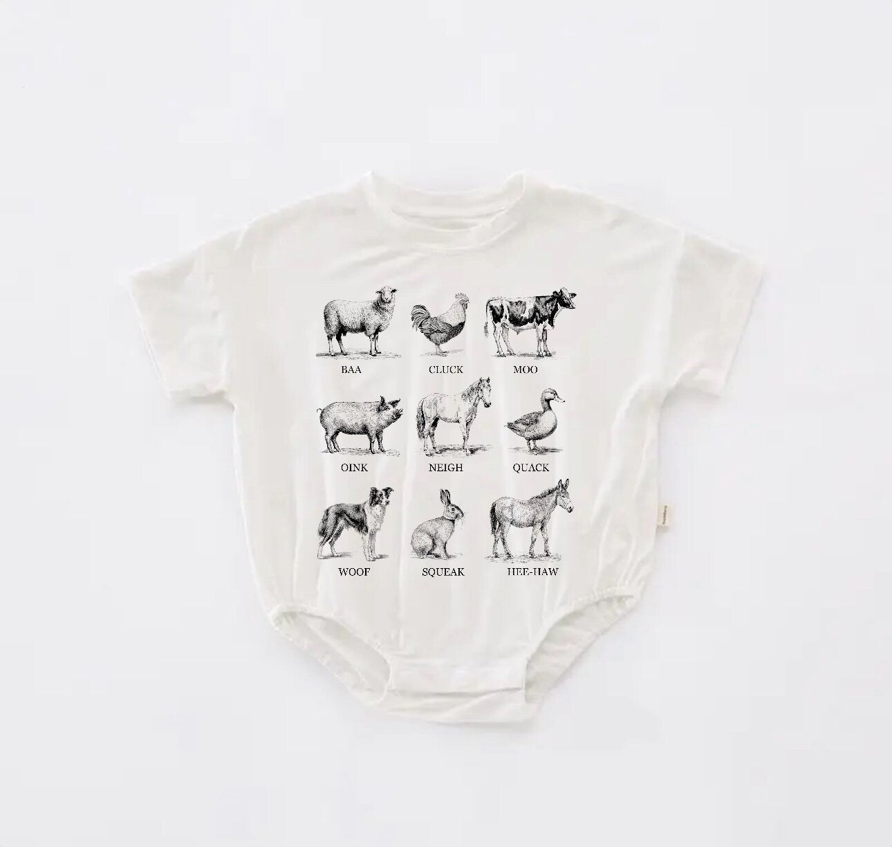Farm animals Baby western t-shirt bubble ROMPER jumpsuit, infant clothes, baby western shirt, baby boy girl, baby shower gift, toddler