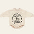 Goats Baby Sweatshirt Romper, baby romper, baby clothes, baby girl, baby boy, baby gift, newborn gift, western baby