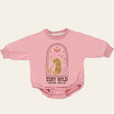 boho Baby Sweatshirt Romper, baby romper, baby clothes, baby girl, baby boy, baby gift, newborn gift, toddler clothes