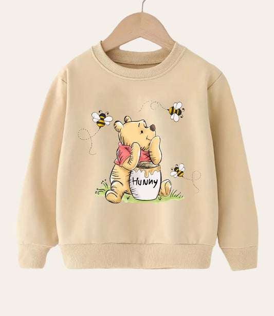 Baby & toddler pooh sweatshirt / baby clothes / soft / kids sweater / baby girl / baby boy / baby shower / baby gift \ kids sweatshirt