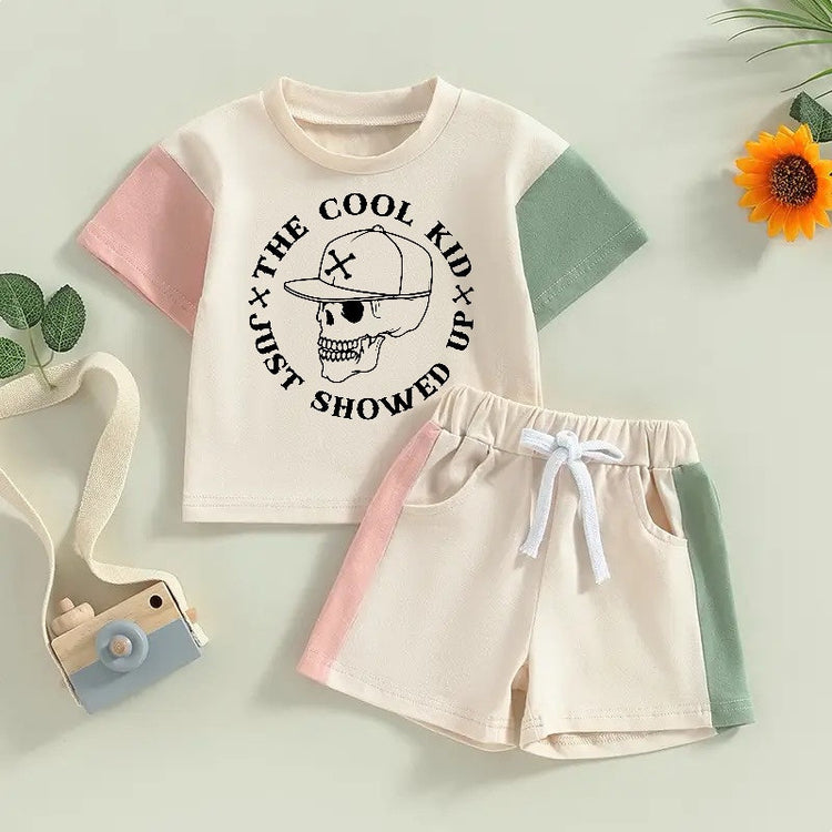 cotton color block toddler and baby outfit, infant outfit, baby shirt, baby girl , baby clothes, baby shower, gift / baby gift, baby boy