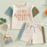 cotton color block retro toddler and baby outfit, infant outfit, shirt, baby girl, baby clothes, baby shower, gift / baby gift, baby boy