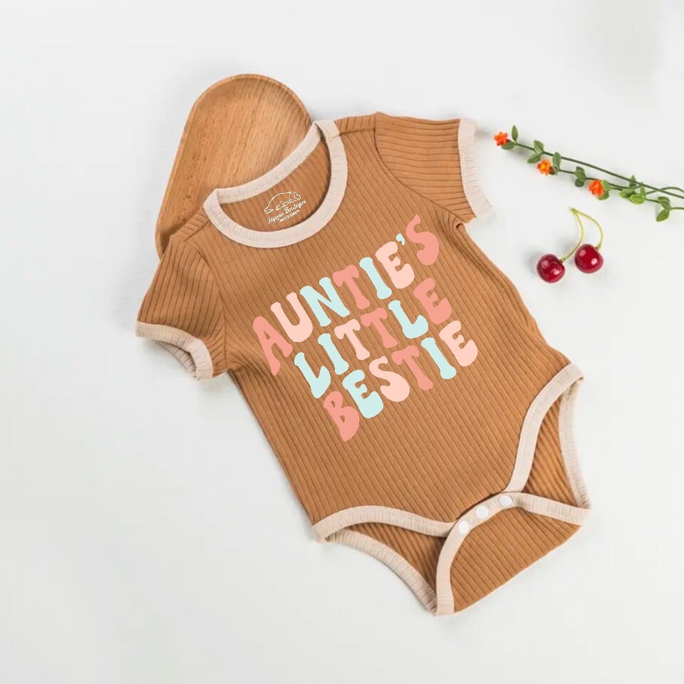 aunties best baby bodysuit, newborn Bodysuit, retro baby, Baby Shower, for Baby Girl, Baby Gift, baby announcement, baby boy gift, aunt gift