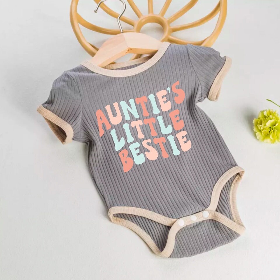 aunties best baby bodysuit, newborn Bodysuit, retro baby, Baby Shower, for Baby Girl, Baby Gift, baby announcement, baby boy gift, aunt gift