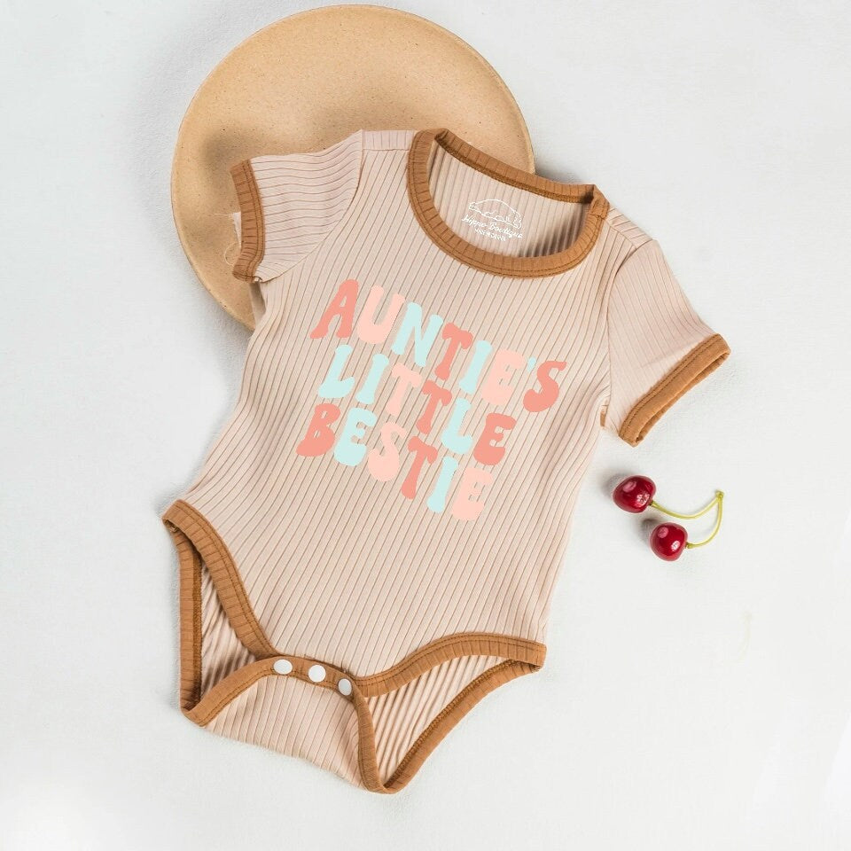 aunties best baby bodysuit, newborn Bodysuit, retro baby, Baby Shower, for Baby Girl, Baby Gift, baby announcement, baby boy gift, aunt gift