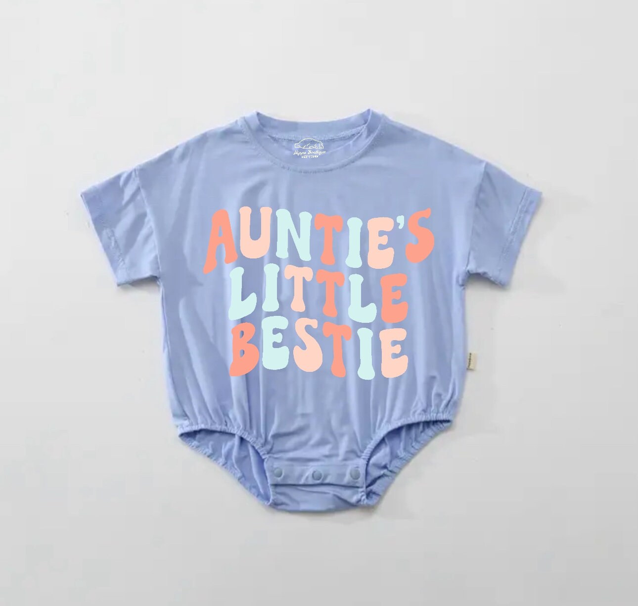 Aunties bestie Baby ROMPER tshirt bodysuit, infant clothes, baby shirt, baby girl gift, baby shower gift, baby boy gift