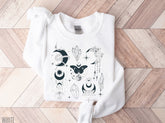 mystical sweatshirt - womens CREWNECK Sweatshirts & hoodies | women’s sweat / gift for her / sweater | moon | comfy / custom sweatshirt