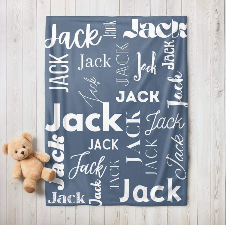 Baby blanket, baby gift, newborn gift, personalized name, stroller blanket, baby shower gift, baby girl gift, baby boy blanket