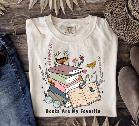 Books are my favorite Shirt, Read Shirt, Book Shirt, Reading Shirt, Book Lover Shirt, Librarian Gift, Teacher Shirt, Book Nerd Shirt, Reading Gift