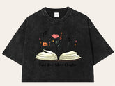 Bookish Shirt, Book Love Shirt, Books Shirt, Reading Shirt, Librarian Shirt, Bookworm Gift, Gift for Book Lover, crop top shirt, acid wash