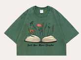 Bookish Shirt, Book Love Shirt, Books Shirt, Reading Shirt, Librarian Shirt, Bookworm Gift, Gift for Book Lover, crop top shirt, acid wash