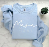 custom mama Sweatshirt with children name on sleeve, Personalized gift, gift for mom, mom sweatshirt, custom sweatshirt, women sweatshirt