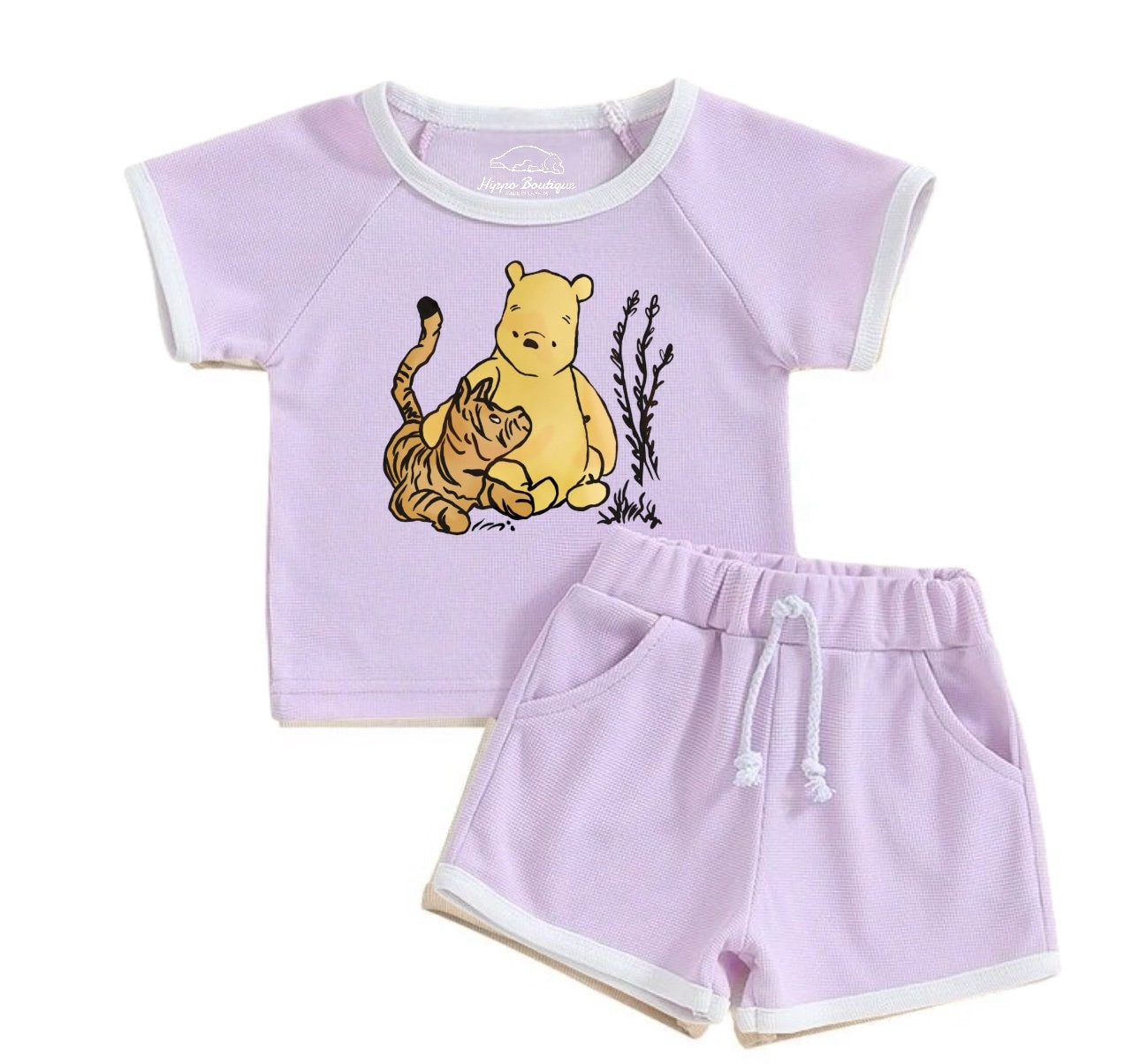 Baby & toddler Pooh Clothing set, outfit, shirt, shorts, baby girl , baby clothes, baby shower, gift, baby boy