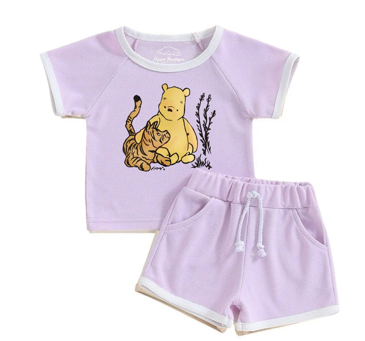 Baby & toddler Pooh Clothing set, outfit, shirt, shorts, baby girl , baby clothes, baby shower, gift, baby boy