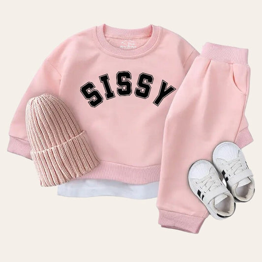 toddler Baby sis Outfit set sweatshirt and pants / baby clothes / sister shirt / baby girl gift / baby shower / baby gift \ little sis /